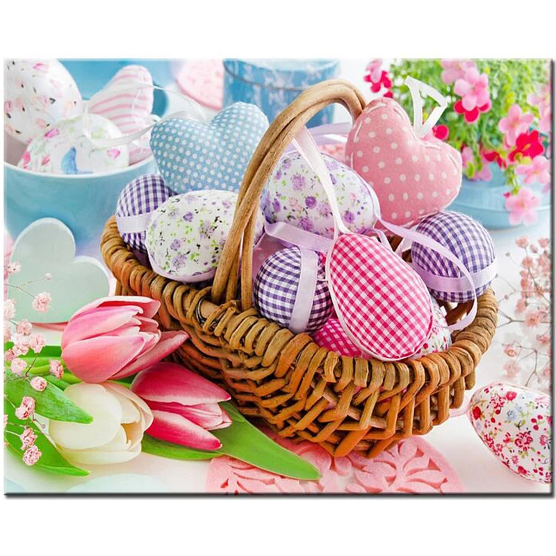 Full Square/Round rhinestone 5D Diy Diamond Painting"Happy easter eggs