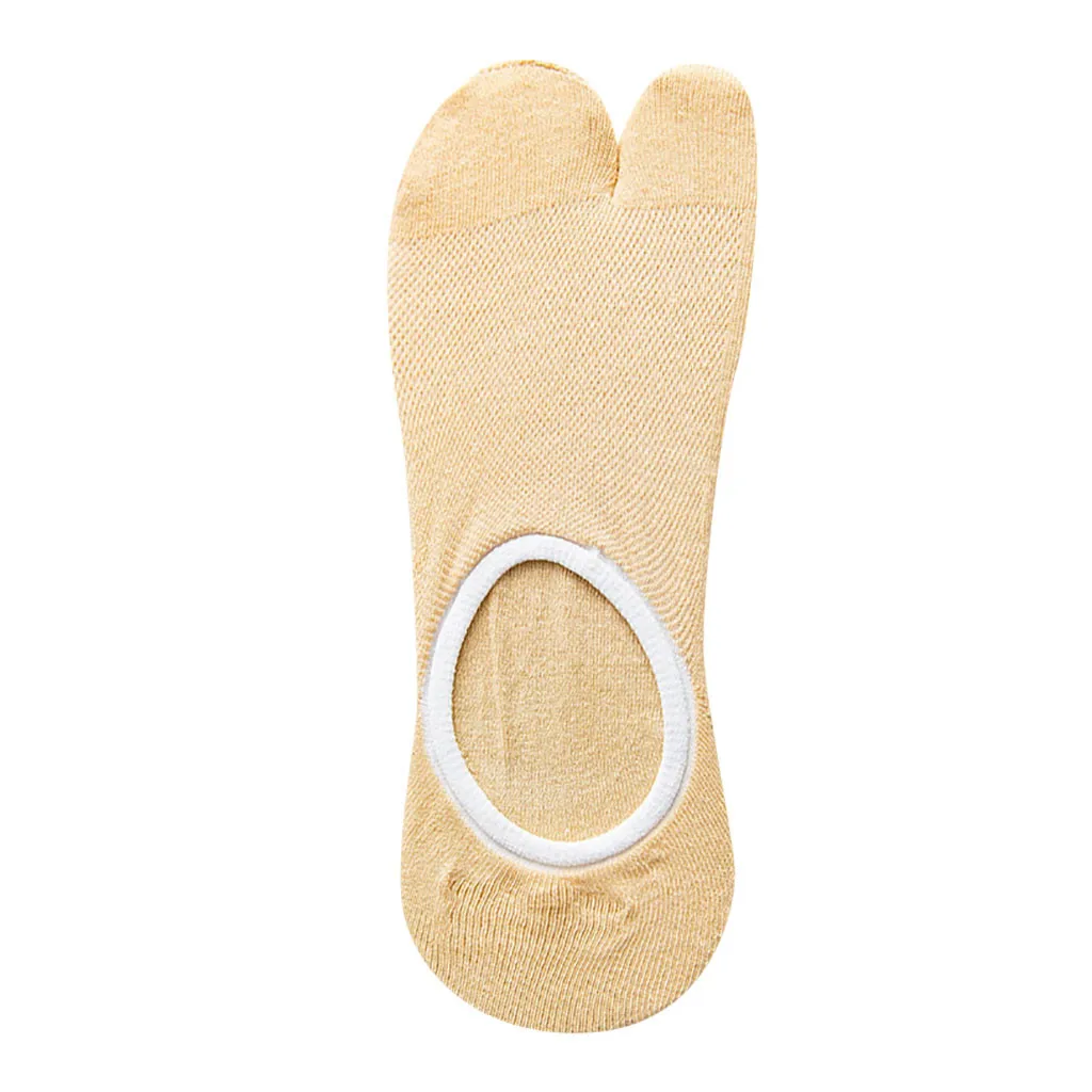 Новые летние японские носки таби из бамбукового волокна, носки без пятки, носков для мужчин и женщин, W709