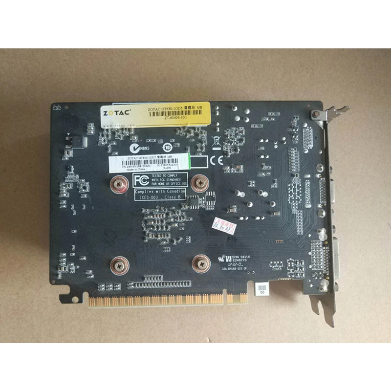 Видеокарта ZOTAC GeForce GT 630 1 ГБ 128 бит GDDR5 видеокарты GPU карта для NVIDIA оригинальная GT630 1GD5 Hdmi Dvi VGA