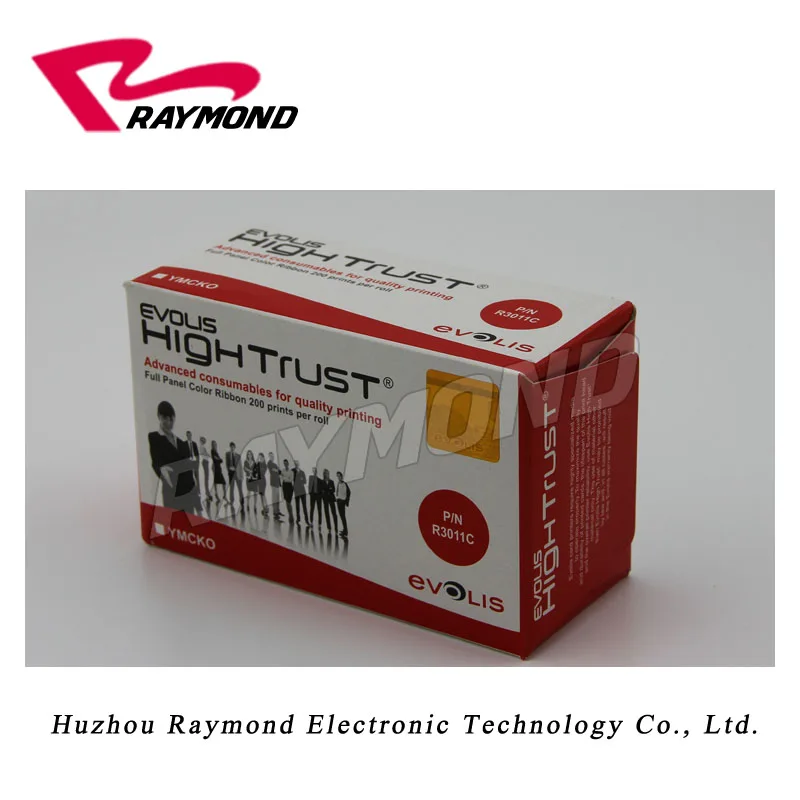Evolis R3011 color ribbon for Pebble/Dualys/Securion YMCKO Printer Ribbon 200 Prints | Компьютеры и офис