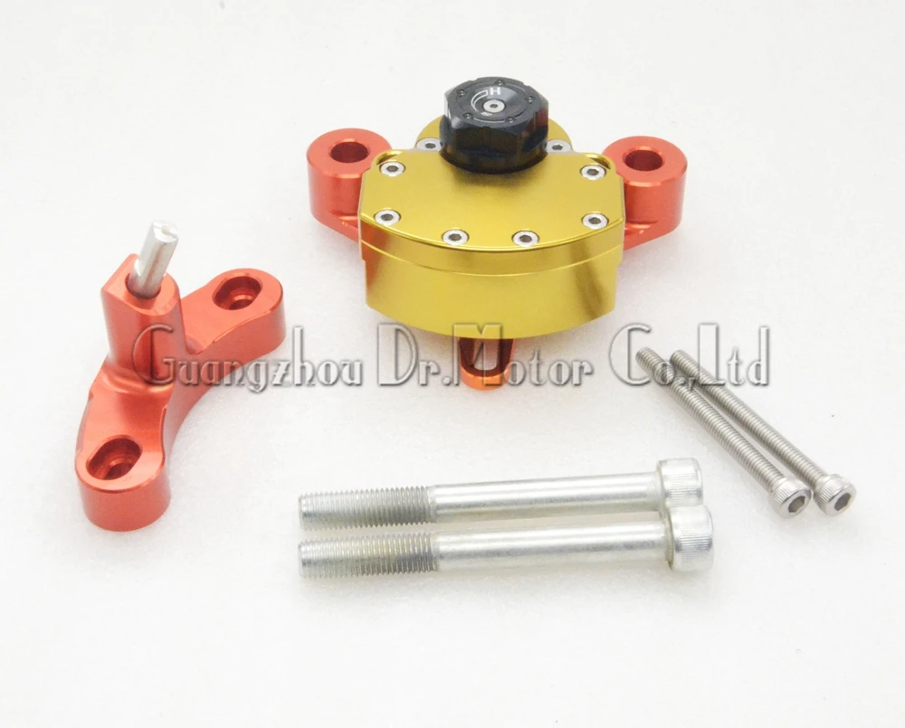 

New Arrival Motorcycle Adjustable Steering Damper Stabilizer with Mounting Bracket Kit For KTM 200 DUKE 2013-2014 390 DUKE  2014