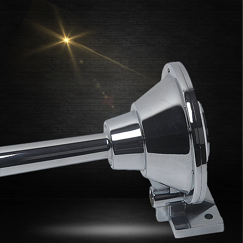 Universal Super loud Sounds Trumpet Air horn 150DB chrome Siren Tone 12V For Car Horns Boat BUS Truck horn Train Accessories