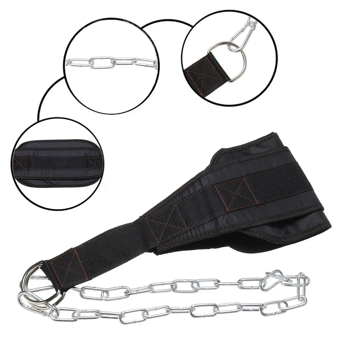 أجهزة لياقة بدنية الرياضة حزام مع سلسلة رياضة الخصر رفع الأوزان القرفصاء Dip سحب يصل رفع الاثقال معدات التدريب الطاقة أجهزة لياقة بدنية الرياضة حزام مع سلسلة رياضة الخصر رفع الأوزان القرفصاء Dip سحب يصل رفع الاثقال معدات التدريب الطاقة