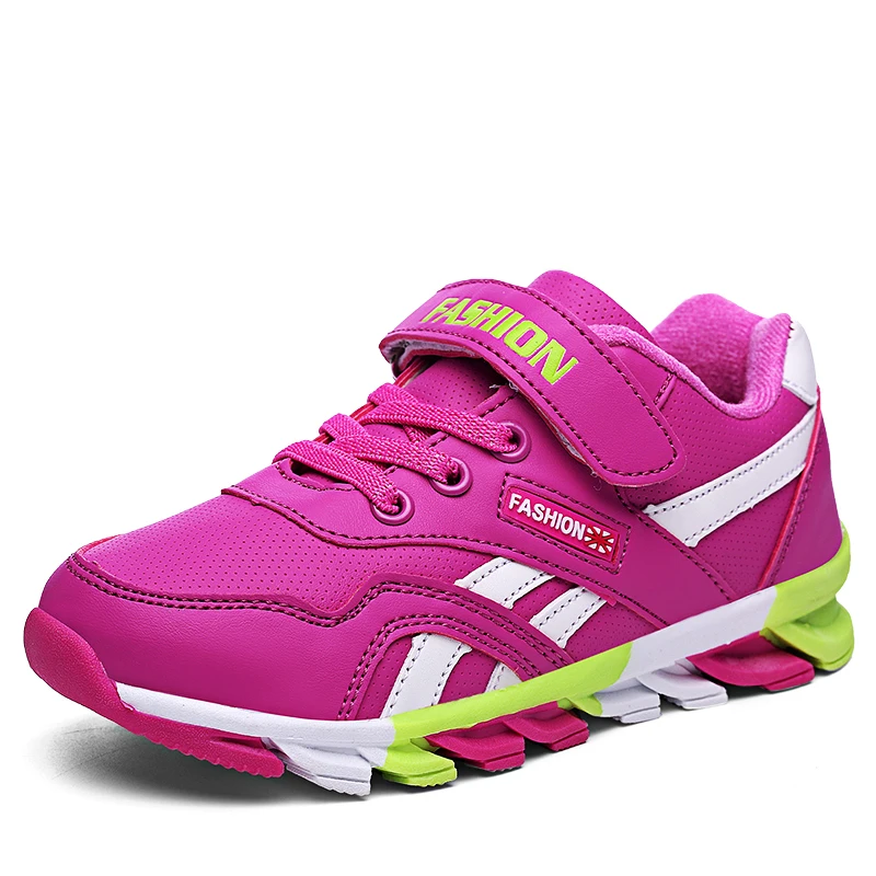 

Mudipanda Baby Leather Anti-Slippery Patchwork Rubber Sport Sneakers For Boys Kids Running Shoes Children Sneakers Spring Blade