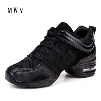 

MWY Soft Outsole Breath Dance Shoes Women Sports Feature Dance Sneakers Jazz Hip Hop Shoes Salsa Dancing Shoe zapatos de baile