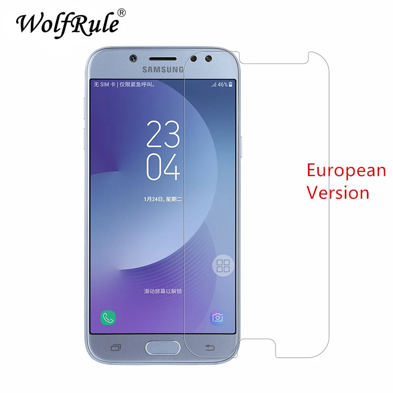 2 шт СПС Стекло Samsung Galaxy J7 2017 защита экрана закаленное стекло для JAnti-scratch пленка