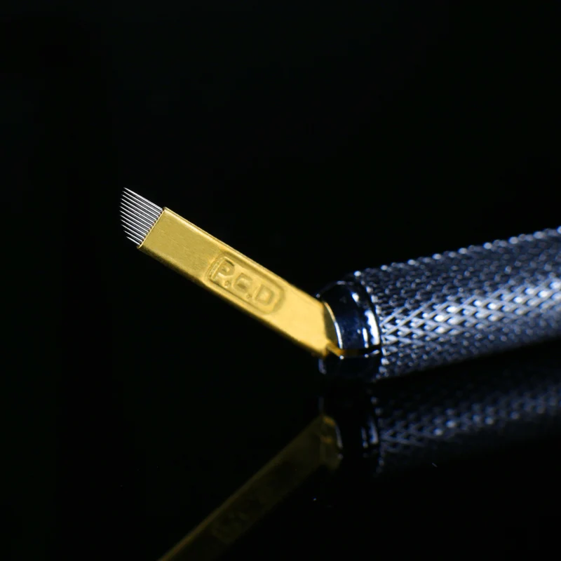 500 шт. 12 контактов Lamina Nano Blade Premium Hard 0 25 мм 12U14U/19U 3R игла для перманентного макияжа