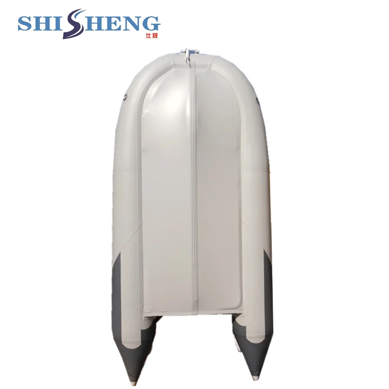  Foldable PVC Fishing Boat Inflatable rubber boat with air mat floor