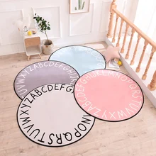26 английское слово коврик ковер Детская фотография фон украшение комнаты белый круглый ABC коврик для палатки
