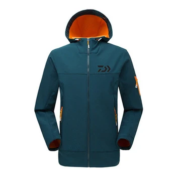 

2018 New Daiwa Outdoor Men Winter Waterproof Slim Fishing Jacket Coat Fishing Suit Warm Plus Velvet Hiking Climbing Clothing