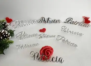 

Custom Acrylic Crystal Place Card, DIY Acrylic Wedding or Party Decoration, Creative Wedding Decoration