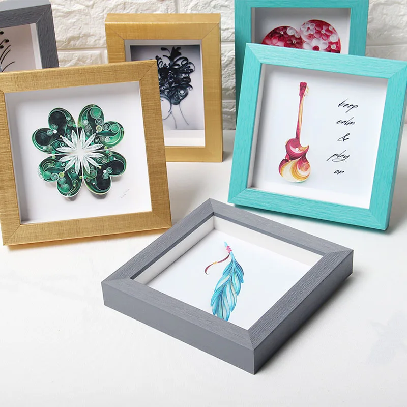 

Colored Square or Rectangle Plant Hexapod Insect Specimens Frame Box Handicraft Display Frames Birthday Christmas Gift