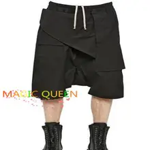 Весенне-летний стилист волос Асимметричная индивидуальность Европа и США низкая промежность большого размера мужские брюки/27-40