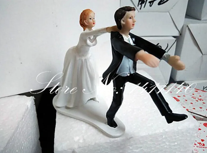 TOPPER PER TORTA Matrimonio Statuina In Resina Nozze Sposi Sposo Sposa