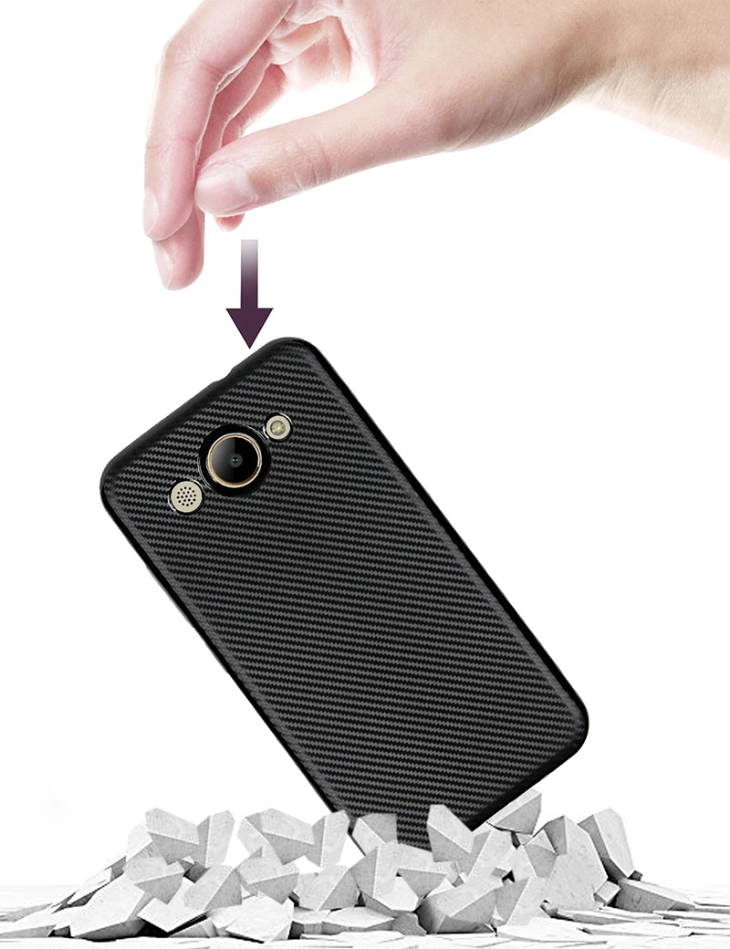 carbon fiber silicone case huawei y32017 (7)