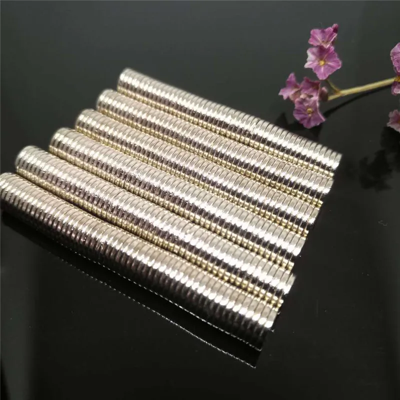 

Zion 20pcs Dia 6x1mm magnets strong small round permanent rare earth electromagnet NdFeB nickle neodymium magnet 6*1mm