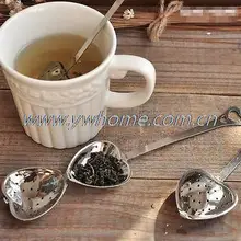 2шт в форме сердца ситечко для заварки чая из нержавеющей стали с ручкой для душа