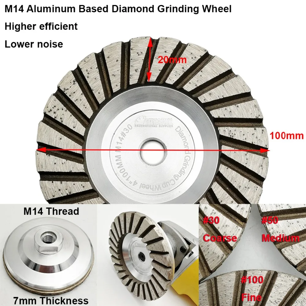 M14 Aluminum Based Cup Wheel