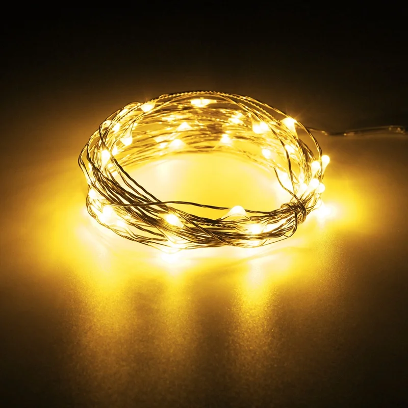 20M 200 LED String Light Christmas Wedding Copper Wire Waterproof LED Fairy String Lights Lamp DC