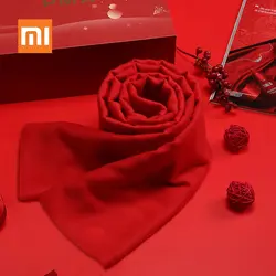 Оригинальный Xiaomi PMA Красный зимний шарф Графен нагрева шарфы 3 Шестерни Регулируемая мода USB Интерфейс Для женщин Для мужчин мягкий теплый
