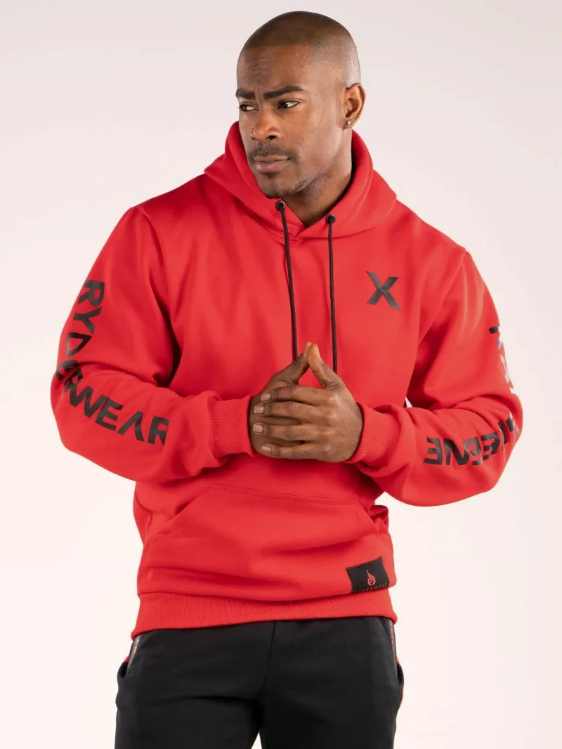 PYHAILLP новые осенние и зимние брендовые толстовки для мужчин высокого качества с буквенным принтом модные уличные тренировочные мужские толстовки - Цвет: Red