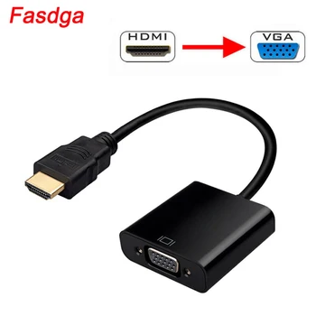 

HDMI to VGA Adapter Digital to Analog Converter Male to Female Converter Adapter For PC Laptop Support 1080P HDTV