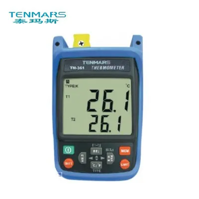 

Tenmars TM-361 Singel Channel K Type Thermometer(-122~1370C)