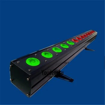 

10 pieces Multi color Pixel wall washer led 14x15w 5in 1 rgbwa slim flat dmx led wall washer uplight w