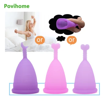 

4pcs Menstrual Cups - Tampon and Pad Alternative - Feminine Hygiene Protection - Pink and Purple D1051