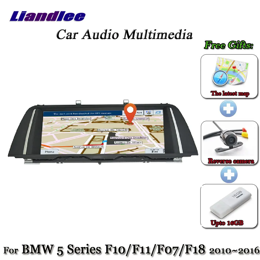 Liandlee Android для BMW 5 серии F10 F11 F07 F18 2010~ стерео радио ТВ Carplay камера BT AUX gps Navi навигация Мультимедиа - Цвет: Standard