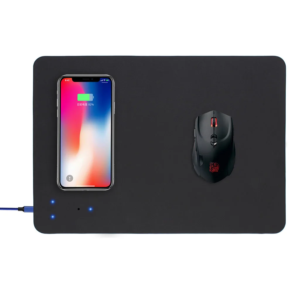 Do Dower Qi Wireless Fast Charger Mouse Pad/Mat for IPhone 8 8 Plus for IPhone X for Samsung Galaxy S8/7 desk pad mousepad