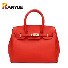 2017 Mujeres de Lujo Bolsas de Bloqueo Sólido Bolsos de Las Mujeres Famosas Marcas Cuero de LA PU de Hombro de Las Señoras Bolsa de Asas Casual Bolsos de Mujer Sac