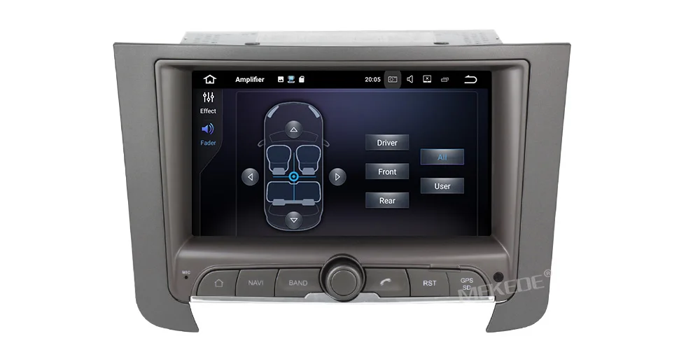 Top 7" 2 Din Android 9.0 Car Radio For SsangYong REXTON 2014 Deckless Car Audio Multimedia Car Stereo DVD Mirror link 1024*600 17