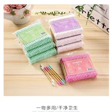 100 шт. ватным тампоном здоровье макияж косметика уха чистый ватный тампон палочки кончик тампона 480 упак