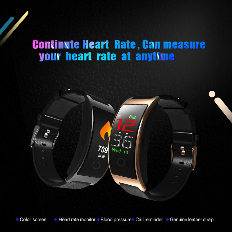 Greentiger CK11C Smart Band Blood Pressure Heart Rate Monitor Smart Bracelet Color Screen Ios Android PK Ck11s Smart Wristband