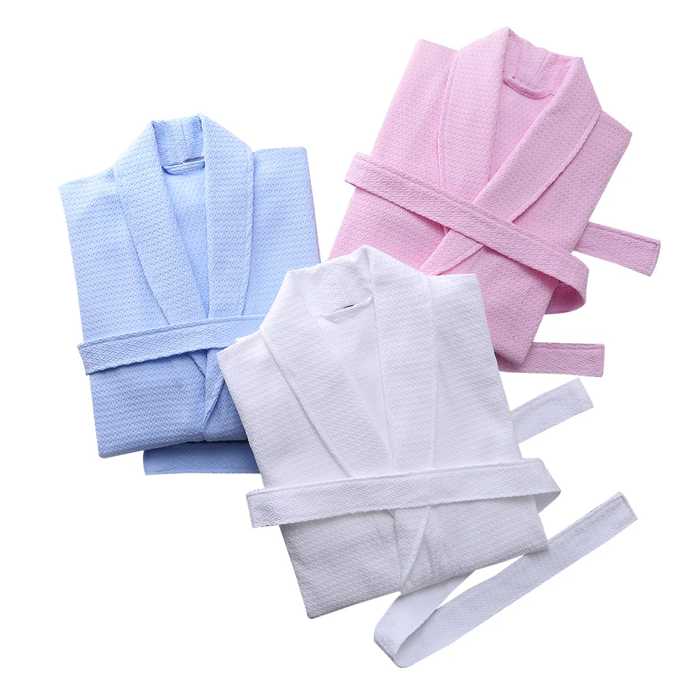100% Cotton Men Bathrobe Embroidery Waffle Soft Kimono Robe Hotels absorbent Night Dressing Gown pijamas Bridesmaid unisex Robe 100% Cotton Men Bathrobe Embroidery Waffle Soft Kimono Robe Hotels absorbent Night Dressing Gown pijamas Bridesmaid unisex Robe