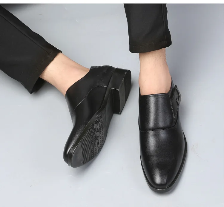 Торжественное платье костюм нарядные туфли для мужчин; мужские лоферы без шнуровки Мужские модельные туфли в деловом стиле мужские туфли-оксфорды кожаные zapatos hombre vestir