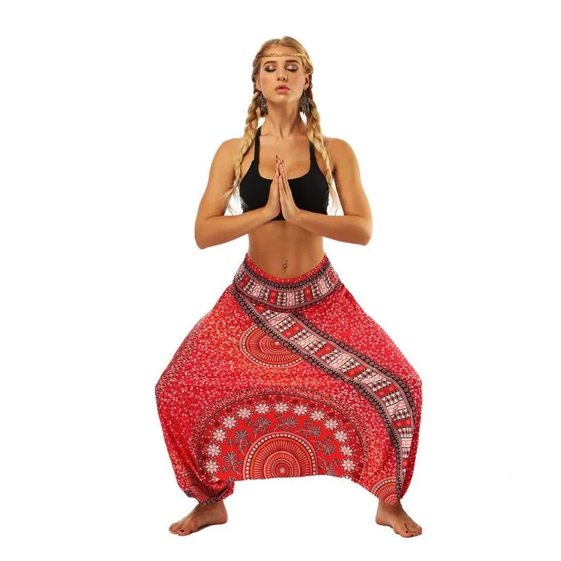 

2018 New Fashion Women Dress Casual Summer Loose Trousers Baggy Boho Aladdin Harem Pants