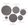 2 Pcs 1/2/3/4/5/6.5 Inch Speaker Steel Mesh Round Grill Protective Cover Circle ► Photo 1/6