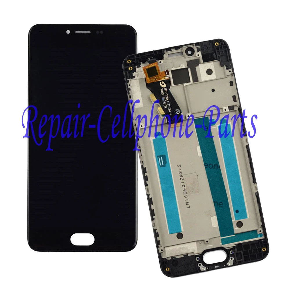 

Black New Full LCD DIsplay + Touch Screen Digitizer + Frame Cover Assembly For Meizu M3 mini Meilan 3 M688Q M688C M688M M688U