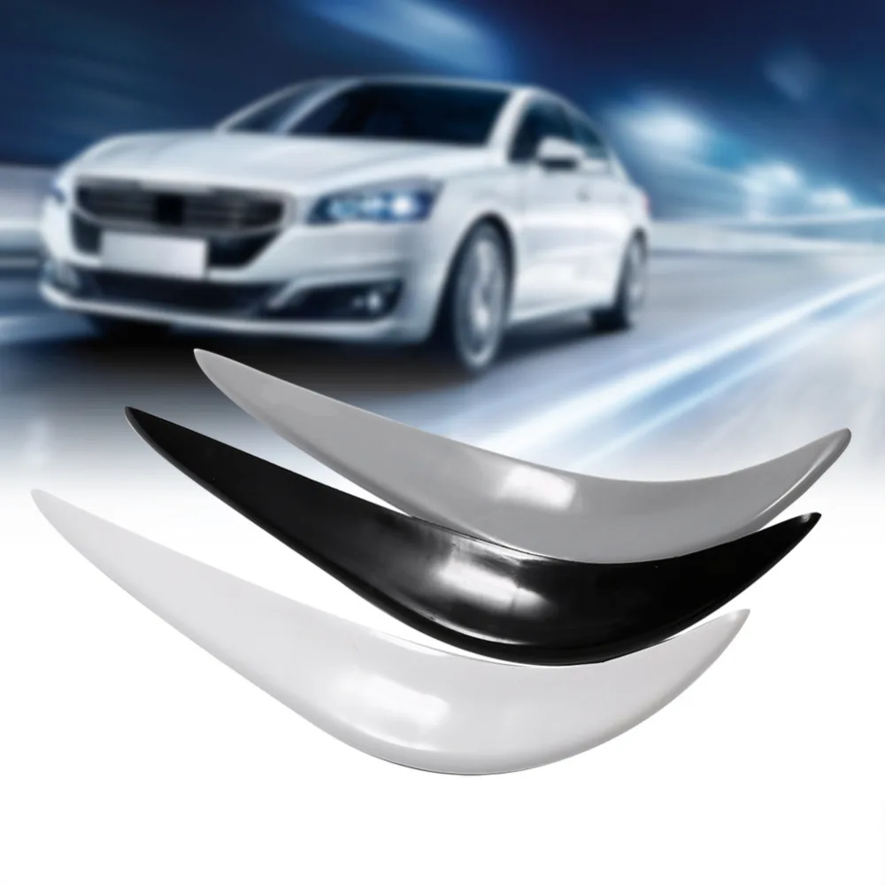 1Pair Car Auto Bumper Corner Protector Lip Guard Rubber Universal