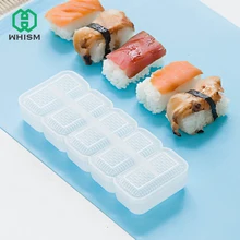 WHISM прозрачный рисовый онигири формы Нигири инструменты для суши кухня Bento аксессуары пластиковая формочка для суши японский пищевой пресс