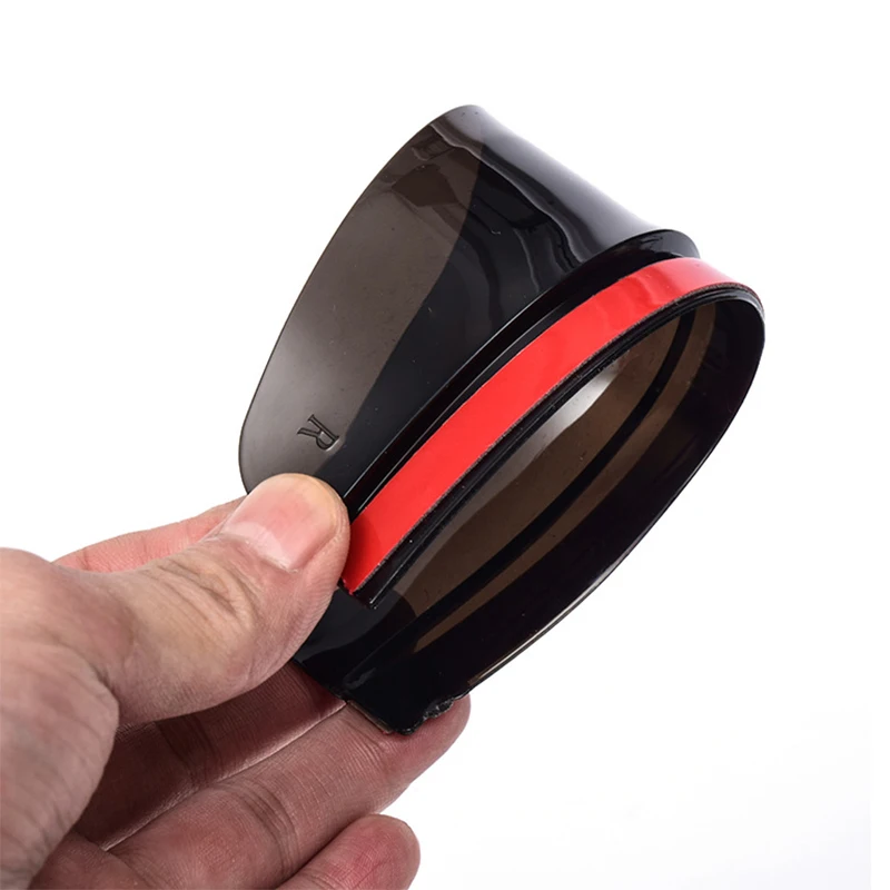 

2Pcs Flexible Car Rear View Mirror Anti Rain eyebrow weatherstrip Shield Seat Leon shade cover protector guard vw golf decals