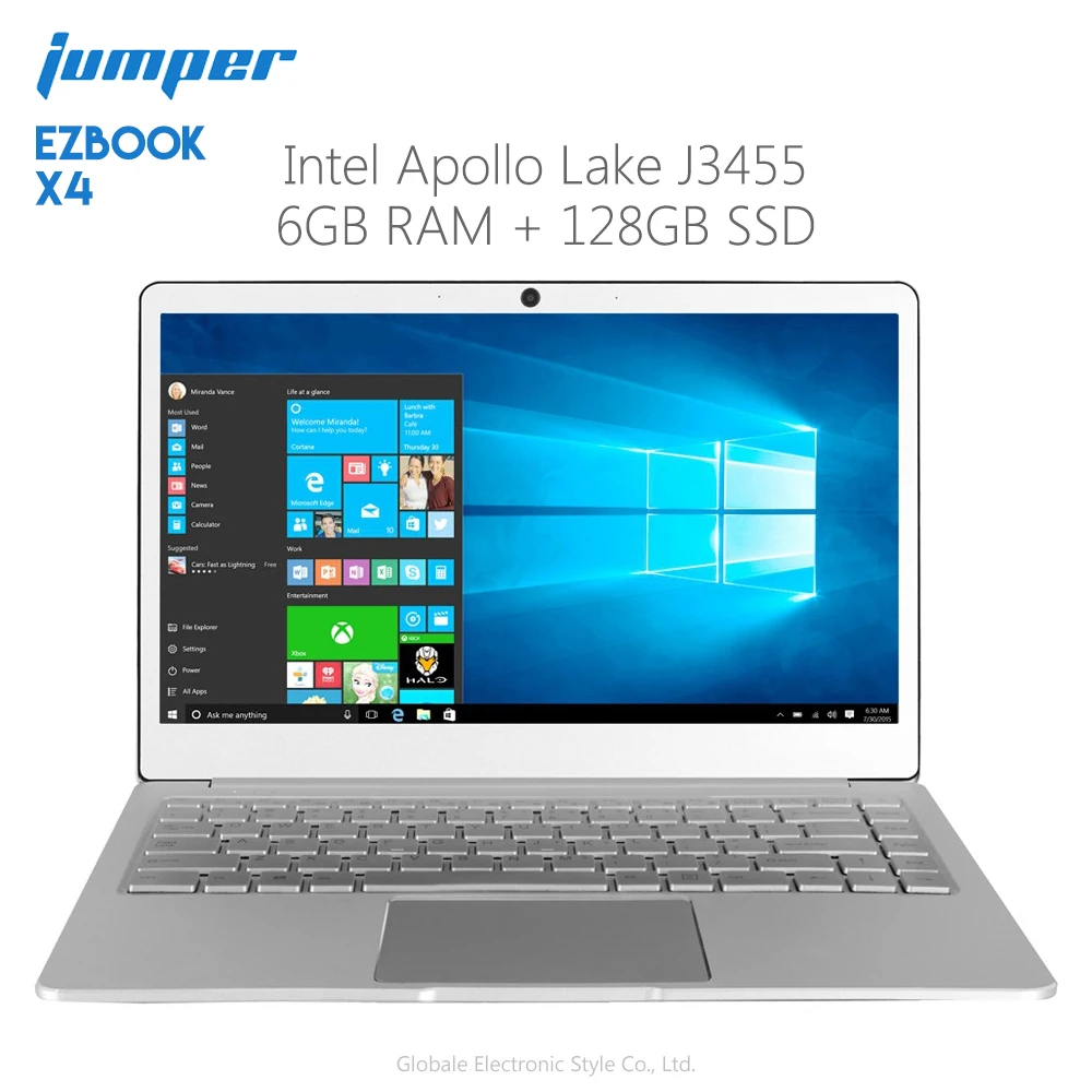 Lowest Price Original Jumper EZbook X4 Laptop Windows 10 Home Intel Apollo Lake J3455 Quad Core 1.5GHz 6GB RAM 128GB SSD Lowest Price Original Jumper EZbook X4 Laptop Windows 10 Home Intel Apollo Lake J3455 Quad Core 1.5GHz 6GB RAM 128GB SSD