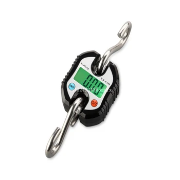 

50pcs 150kg Portable Digital Hanging Scales Fishing Balance Weight Scale Hook Electronic Crane Balance Weight Scales Wholesale