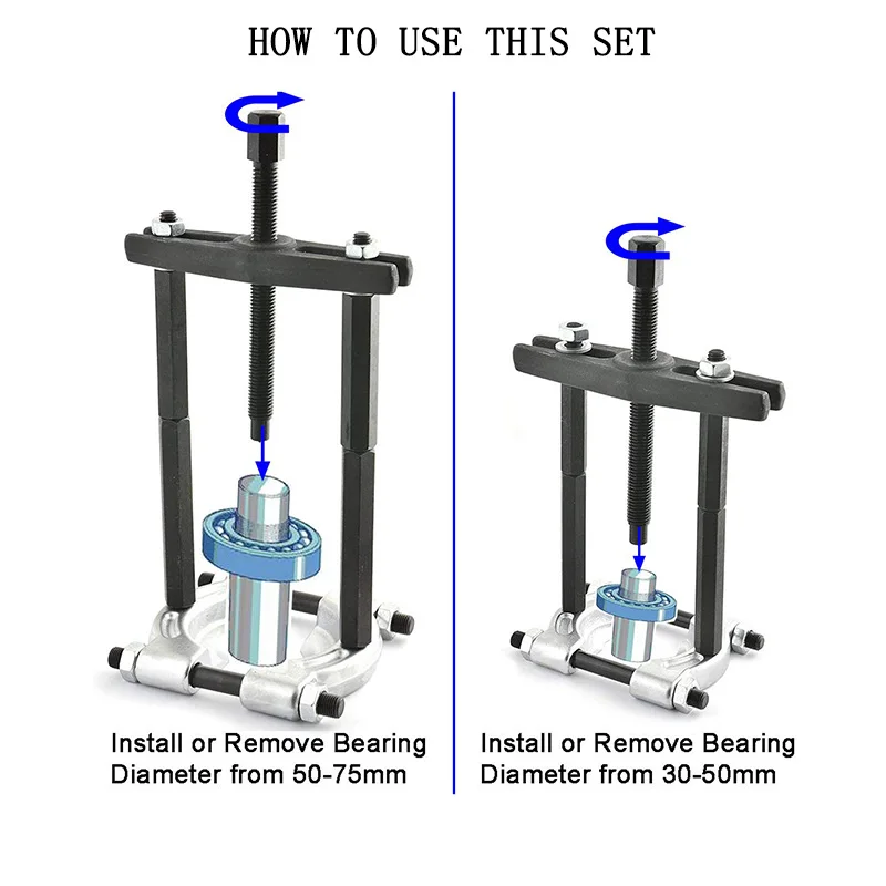 12 шт. Подшипник сепаратор и Съемник набор инструмент для снятия подшипника набор