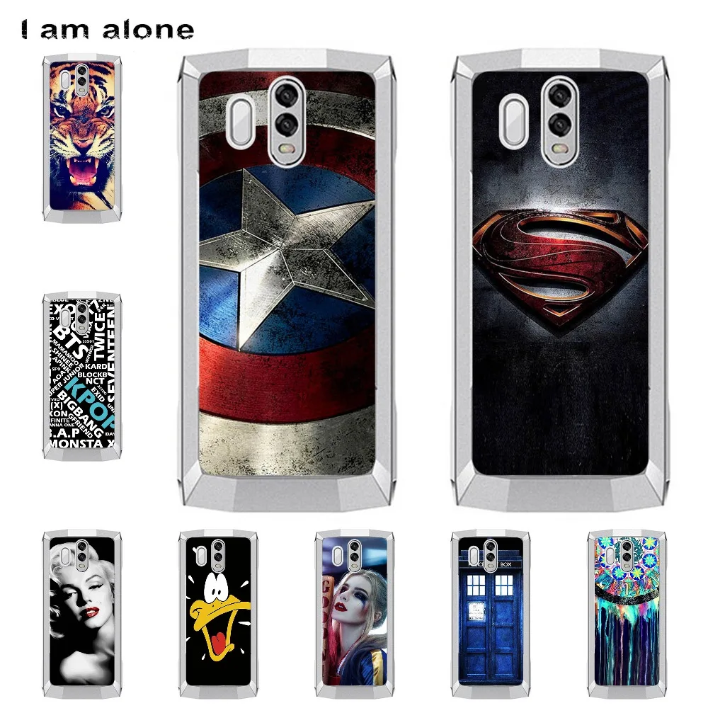 

I am alone Phone Case For HOMTOM HT70 6.0 inch Solf TPU Fashion Color Paint Mobile For HOMTOM HT70 6.0" Shipping Free