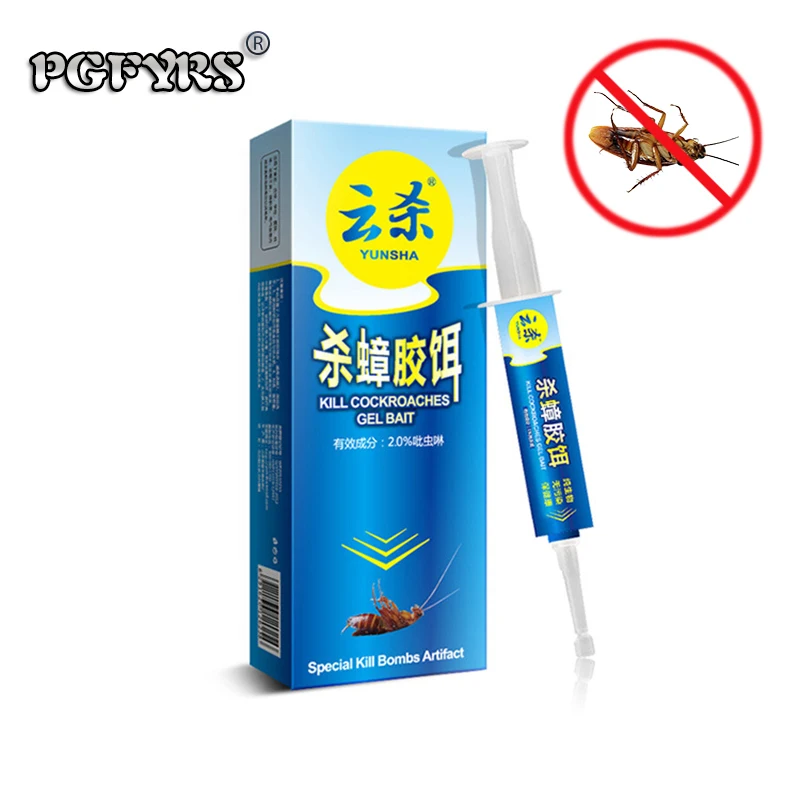 

10Pcs/Set Strength Drugs Kill Cockroach Medicine Gel Bait Trap High Quality Micro Toxic Effect Insecticide Spraying Pest Control