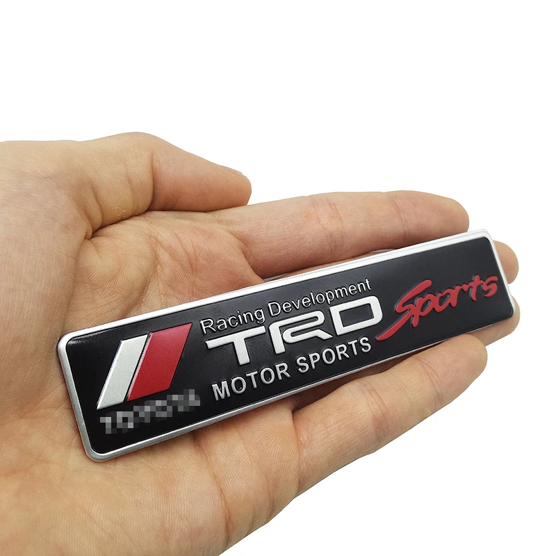 1 шт. Авто Стайлинг 3D Racing развития наклейка TRD эмблема для автомобиля Toyota хвост Fender