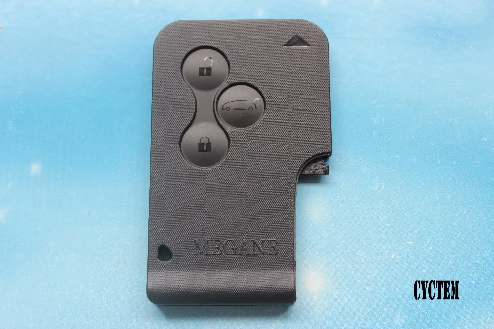 CYCTEM 3 Buttons Key Card Case Replacement Car Remote Key ...
